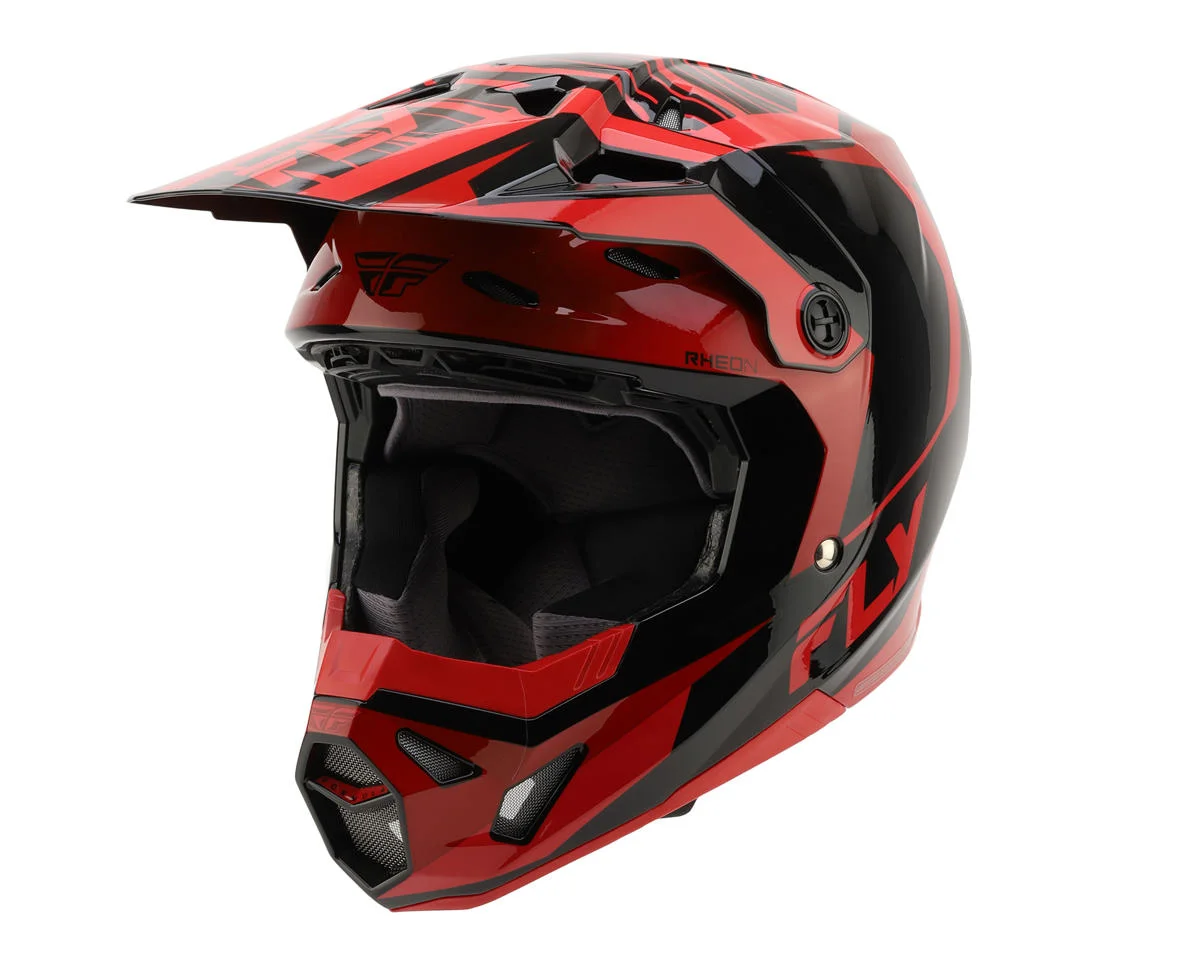 Fly Racing Formula CP Charge Helmet (Black/Red) (S)